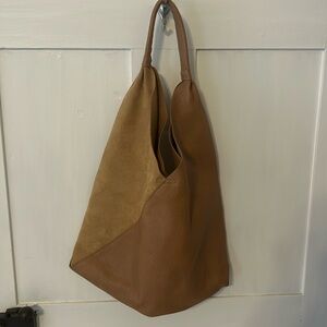 Shiraleah brown pleather bag